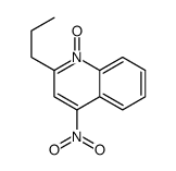 4-nitro-1-oxido-2-propylquinolin-1-ium结构式