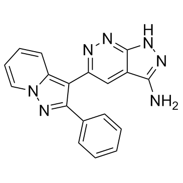 5-(2-苯基吡唑并[1,5-a]吡啶-3-基)-1H-吡唑并[3,4-c]哒嗪-3-胺图片