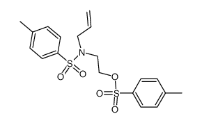 2-((N-allyl-4-methylphenyl)sulfonamido)ethyl 4-methylbenzenesulfonate结构式