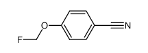 1-cyano-4-(fluoromethoxy)benzene Structure