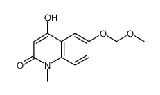 4-hydroxy-6-(methoxymethoxy)-1-methylquinolin-2-one结构式