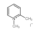 Pyridinium, 1,2-dimethyl-, iodide structure