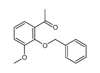 1-(3-methoxy-2-phenylmethoxyphenyl)ethanone结构式