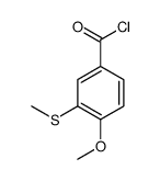 4-methoxy-3-methylsulfanylbenzoyl chloride Structure