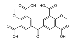 2,2'-dimethoxy-5,5'-carbonyl-di-isophthalic acid结构式