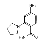 4-氨基-2-吡咯烷-1-苯甲酰胺结构式