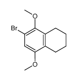 2-bromo-5,6,7,8-tetrahydro-1,4-dimethoxynaphthalene结构式