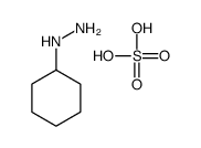 cyclohexylhydrazine,sulfuric acid Structure