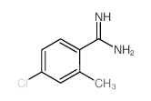 4-CHLORO-2-METHYL-BENZAMIDINE structure