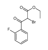 Ethyl 2-bromo-3-(2-fluorophenyl)-3-oxopropanoate结构式