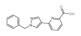 6-[3,5-双(三氟甲基)苯基]-2-吡啶羧酸结构式