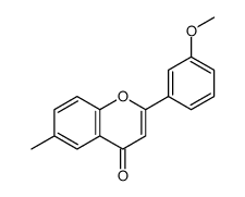 2-(3-methoxyphenyl)-6-methylchromen-4-one结构式