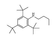 butyl-(2,4,6-tritert-butylphenyl)phosphane Structure