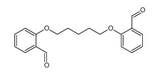 2-[5-(2-formylphenoxy)pentoxy]benzaldehyde Structure