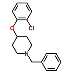 1-Benzyl-4-(2-chlorophenoxy)piperidine Structure