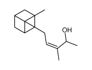 5-(6,6-dimethyl-4-bicyclo[3.1.1]heptanyl)-3-methylpent-3-en-2-ol Structure