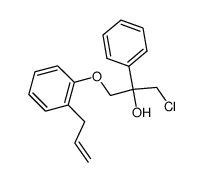 1-(2-allylphenoxy)-3-chloro-2-phenylpropan-2-ol结构式
