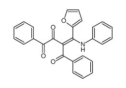 3-[anilino(furan-2-yl)methylidene]-1,4-diphenylbutane-1,2,4-trione Structure