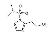 2-(2-hydroxyethyl)-N,N-dimethylimidazole-1-sulphonamide Structure