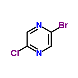2-溴-5-氯吡嗪结构式
