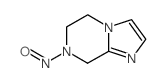 7-亚硝基-5,6,7,8-四氢咪唑并[1,2-a]吡嗪结构式