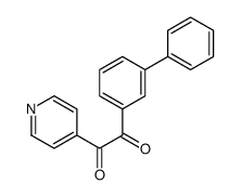 1-(3-phenylphenyl)-2-pyridin-4-ylethane-1,2-dione结构式