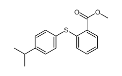 methyl 2-(4-propan-2-ylphenyl)sulfanylbenzoate Structure