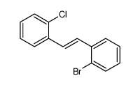 1-bromo-2-[2-(2-chlorophenyl)ethenyl]benzene结构式