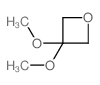 3,3-二甲氧基氧杂环丁烷结构式