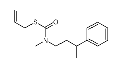 S-prop-2-enyl N-methyl-N-(3-phenylbutyl)carbamothioate结构式