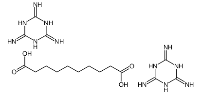 sebacic acid, compound with 1,3,5-triazine-2,4,6-triamine (1:2) picture