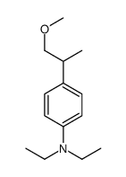 N,N-diethyl-4-(1-methoxypropan-2-yl)aniline结构式