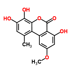 4-Hydroxyalternariol 9-methyl ether Structure