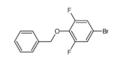 5-Bromo-1,3-Difluoro-2-(Phenylmethoxy)-Benzene Structure