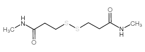 N,N'-二甲基-3,3'-二硫代二丙酰胺结构式