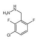 (3-chloro-2,6-difluorophenyl)methylhydrazine Structure