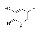 2-氨基-5-氟-3-羟基-4-甲基吡啶结构式