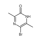 5-bromo-3,6-dimethyl-1H-pyrazin-2-one Structure