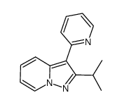 2-isopropyl-3-(pyridin-2-yl)pyrazolo[1,5-a]pyridine Structure