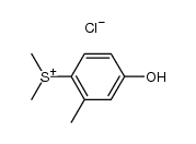 (4-hydroxy-2-methyl-phenyl)-dimethyl sulfonium , chloride Structure