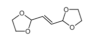 2-[2-(1,3-dioxolan-2-yl)ethenyl]-1,3-dioxolane结构式