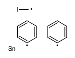 iodomethyl(diphenyl)stannane Structure
