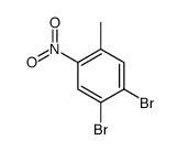 1,2-二溴-4-甲基-5-硝基苯结构式