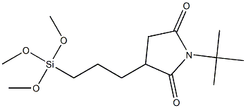 1-(tert-butyl)-3-(3-(trimethoxysilyl)propyl)pyrrolidine-2,5-dione Structure