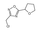 3-(氯甲基)-5-(四氢呋喃-2-基)-1,2,4-恶二唑结构式