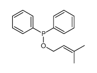 3-methylbut-2-enoxy(diphenyl)phosphane Structure