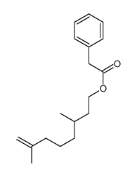 rhodinyl phenyl acetate structure