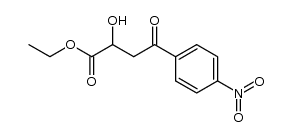 ethyl β-(p-nitrobenzoyl)lactate结构式