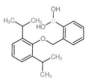 [2-[[2,6-二(异丙基)苯氧基]甲基]苯基]硼酸结构式