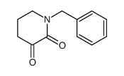 1-BENZYL-PIPERIDINE-2,3-DIONE Structure
